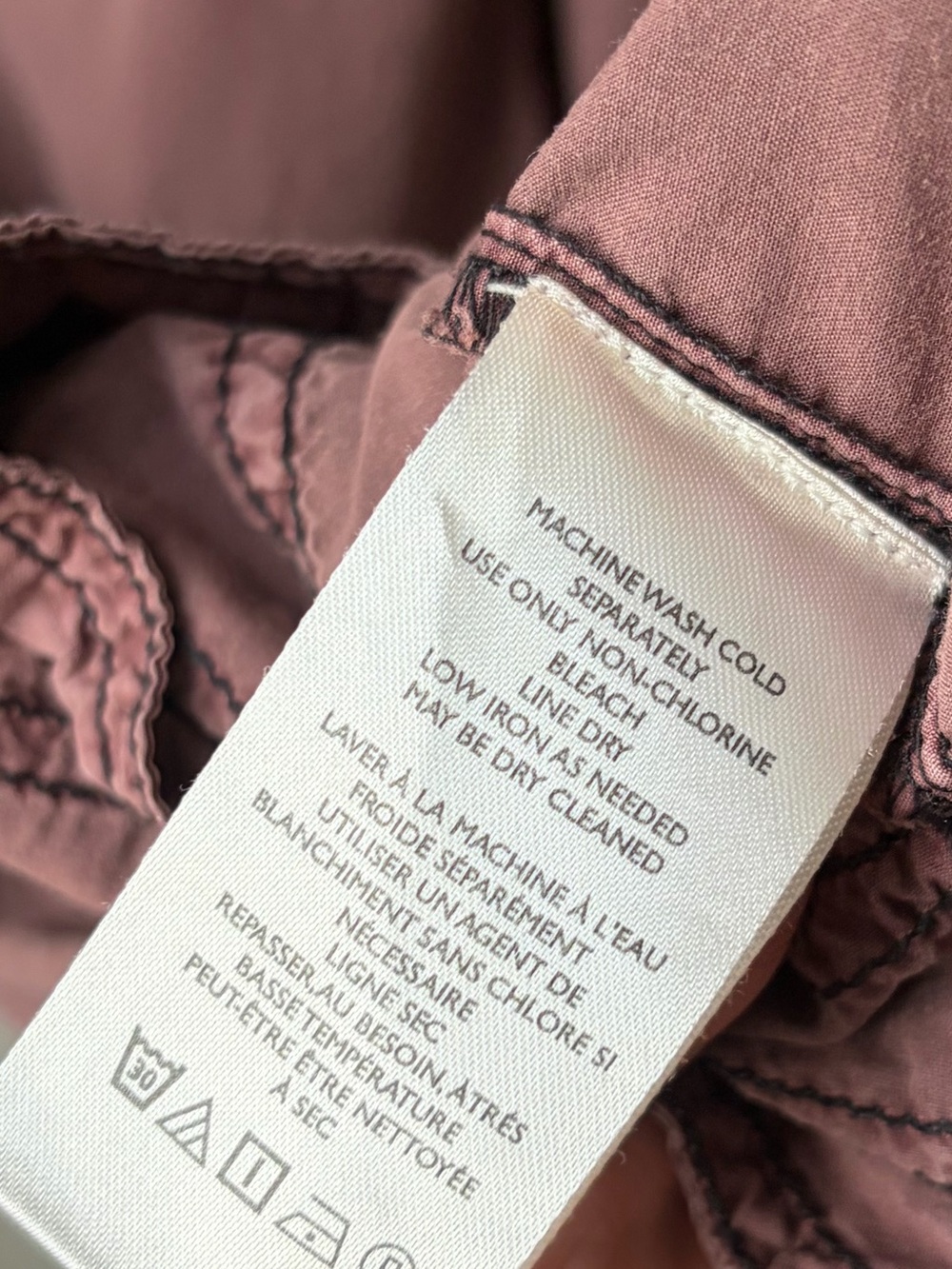 Anthropologie Pilcro Ruched Midi Dress Cross Back Mauve Purple XS - Picture 10 of 11